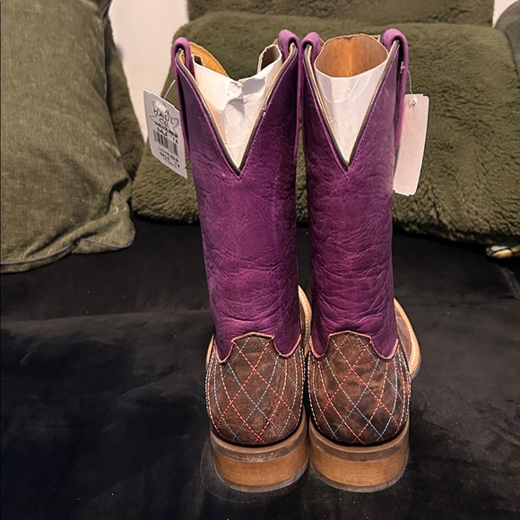 NWT Tin Haul Women's Purple and Brown Boots - Picture 12 of 14
